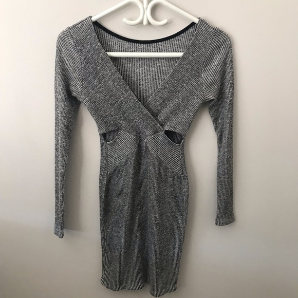 Reversible Mini Dress with Cut outs - Picture 1 of 4